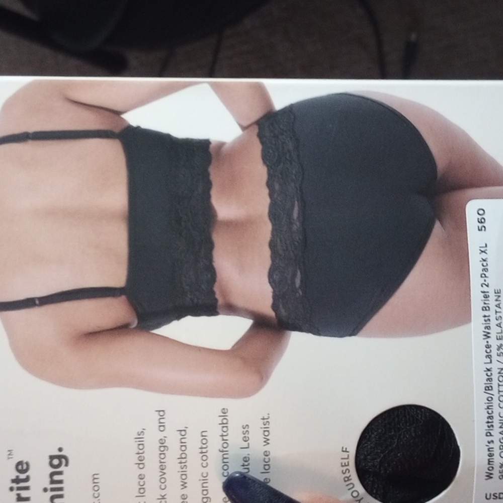 Pact lace waist brief